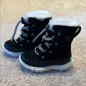 NEW without tags Sorel Kids' Black and White Winter Boots